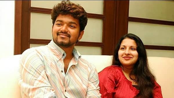 Actor Vijay and Sangeetha Sornalingam