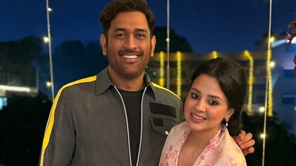 MS Dhoni and Sakshi 