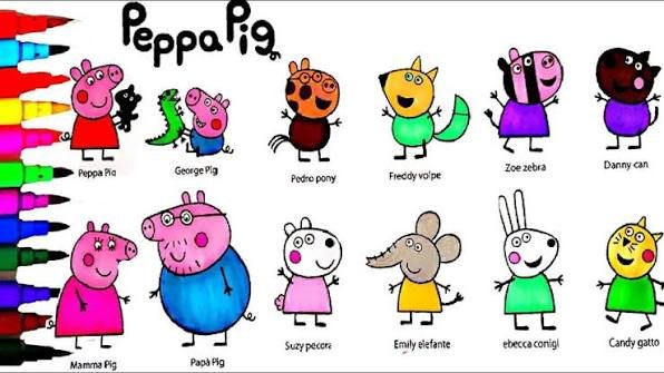 Peppa Pig Cartoon Characters Name List